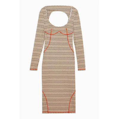 Patrizia Pepe Bicolor Nylon Casual Women's Dress