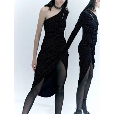 Patrizia Pepe Bicolor Polyester Tank Women's Tops In Black