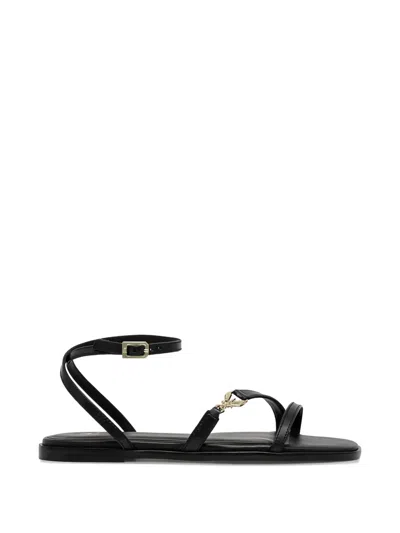 Patrizia Pepe 레더 샌들 In Black