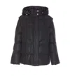 Patrizia Pepe Black Down Jacket In Black