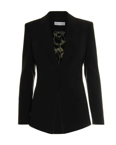 PATRIZIA PEPE BLACK ESSENTIAL JACKET