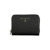 Patrizia Pepe Logo-lettering Pebble Wallet In Black