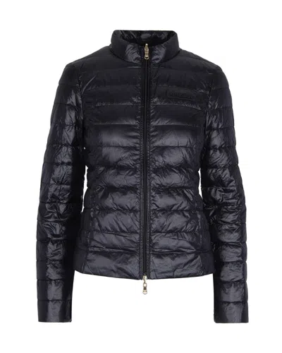 PATRIZIA PEPE BLACK NYLON DOWN JACKET