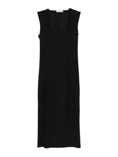 Patrizia Pepe Black Polyamide Elastan Dress