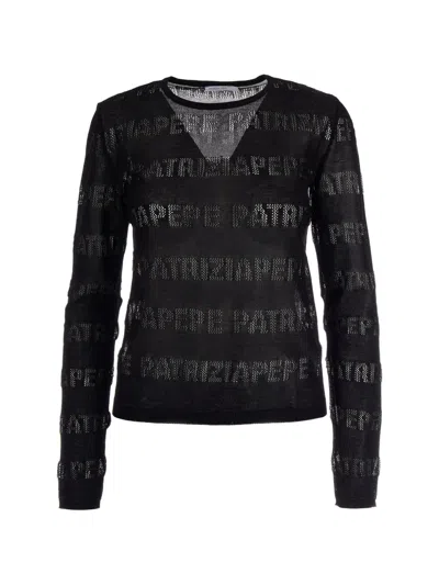 Patrizia Pepe Black Sweater