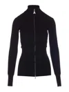 PATRIZIA PEPE BLACK ZIP SWEATER