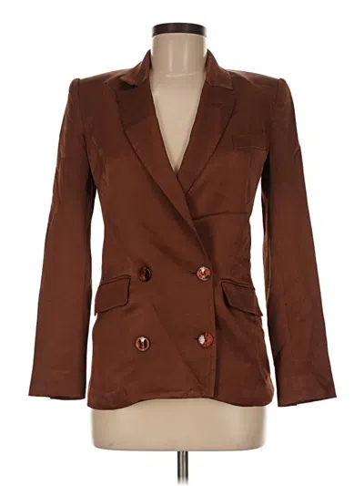 Pre-owned Patrizia Pepe Blazer Jacket In Brown