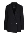 Patrizia Pepe Blazer Oversize Nero In Black