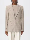 Patrizia Pepe Blazer  Woman Color Beige In Neutral