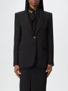 Patrizia Pepe Single-breasted Blazer In Schwarz