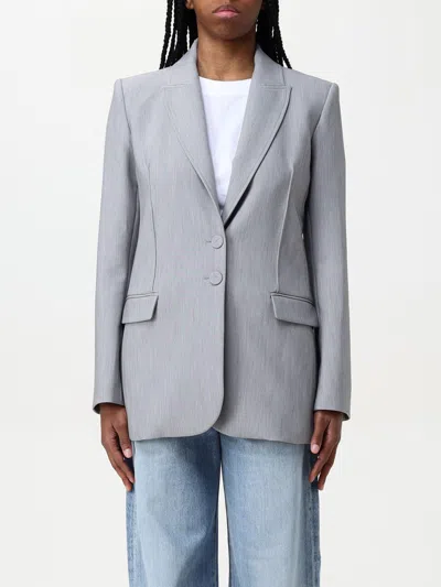 PATRIZIA PEPE BLAZER PATRIZIA PEPE WOMAN COLOR GREY,G55559020