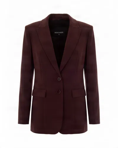 Patrizia Pepe Blazern Fluido Wood Brown