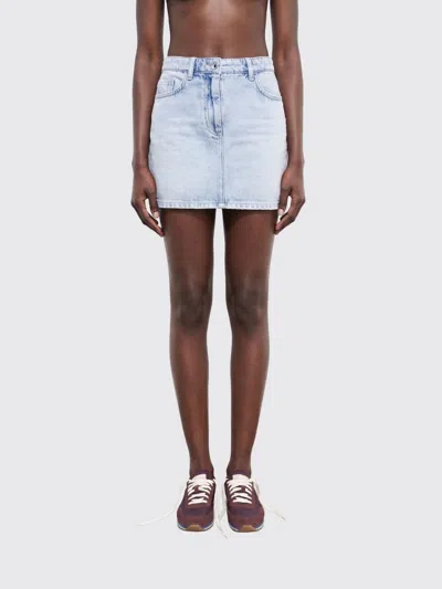 Patrizia Pepe Skirt Woman Color Denim In Blue