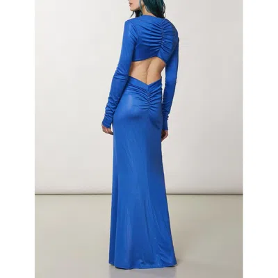 Patrizia Pepe Blue Polyester Casual Women's Dress