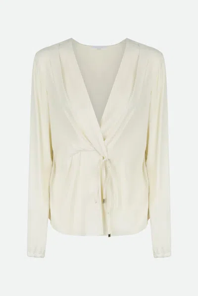 Patrizia Pepe Blusa Bianca In Bianco