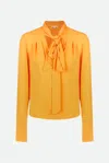 Patrizia Pepe Blusa Giallo Ocra In Arancione