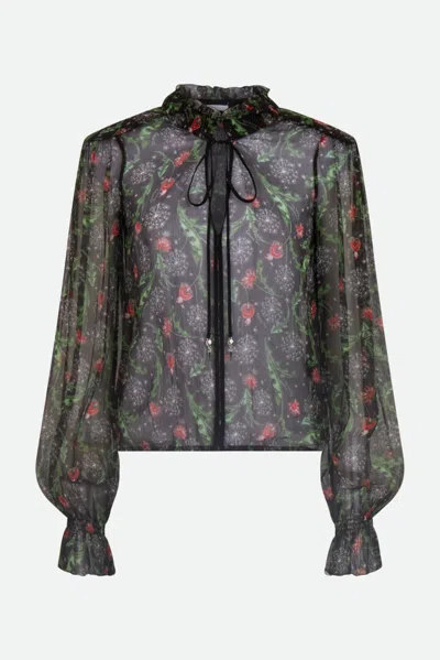 Patrizia Pepe Blusa Rock Nera In Nero