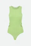 Patrizia Pepe Body Lime In Giallo