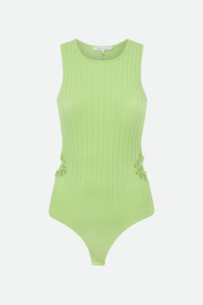 Patrizia Pepe Body Lime In Giallo