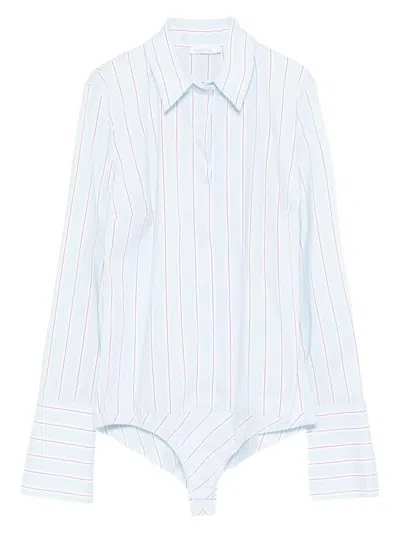 Patrizia Pepe Body Shirt In Blue