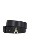 Patrizia Pepe Bold Buckle-detail Belt In Black