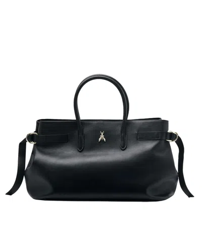 Patrizia Pepe Borsa A Mano Grande New Business Black