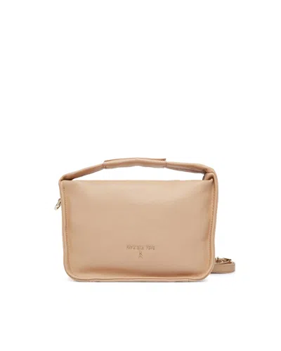 Patrizia Pepe Logo-plaque Tote Bag In Neutral