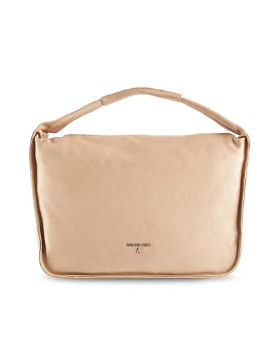 Patrizia Pepe Borsa A Spalla Warm Skin In Neutral