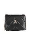 Patrizia Pepe Borsa A Tracolla Crossbody Fly Padded Nera In Black