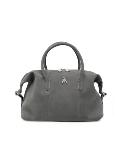 Patrizia Pepe Borsa New Business Suede Bluish Gray