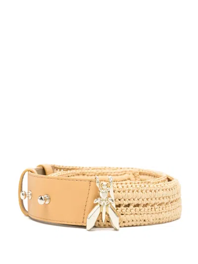Patrizia Pepe Braided Belt In Neutrals