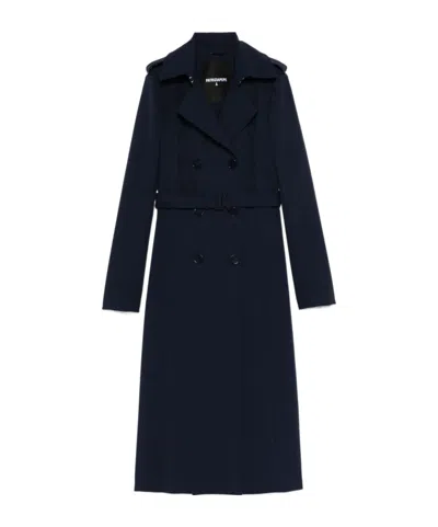 PATRIZIA PEPE PATRIZIA PEPE DOUBLE-BREASTED BELTED COAT