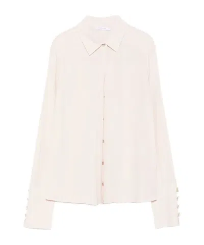 PATRIZIA PEPE BUTTON-CUFF BLOUSE