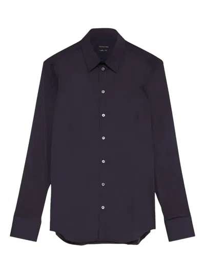 Patrizia Pepe Button-cuff Shirt In Purple