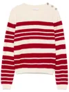 Patrizia Pepe Button-detail Sweater In Neutrals