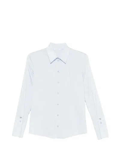 Patrizia Pepe Button-fastening Shirt In Blue