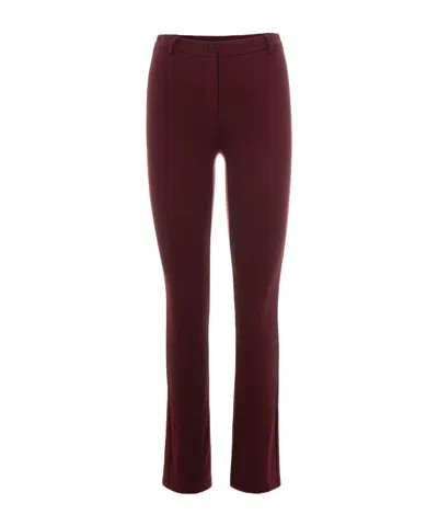 PATRIZIA PEPE BUTTON-FASTENING STRAIGHT TROUSERS
