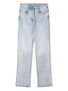 Patrizia Pepe Button Pantaloni Pants In Blue