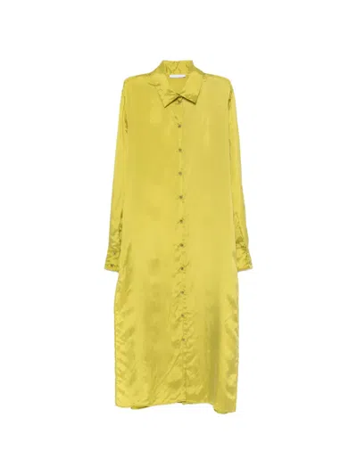 Patrizia Pepe Button-down Long-sleeve Shirt In Green
