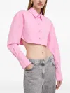 Patrizia Pepe Buttoned Shirt In Pink
