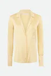 Patrizia Pepe Woman Shirt Yellow Size 8 Viscose, Elastane, Polyester