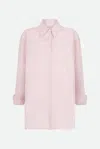 Patrizia Pepe Camicia Oversize Rosa In Rosa