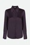 Patrizia Pepe Camicia Prugna In Viola