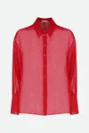 Patrizia Pepe Camicia Rossa In Rosso