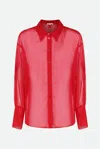 Patrizia Pepe Camicia Rossa In Rosso