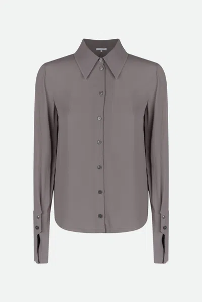 Patrizia Pepe Camicia Tortora In Marrone