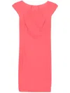 Patrizia Pepe Cap-sleeve Mini Dress In Pink