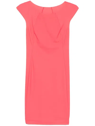 Patrizia Pepe Cap-sleeve Mini Dress In Pink
