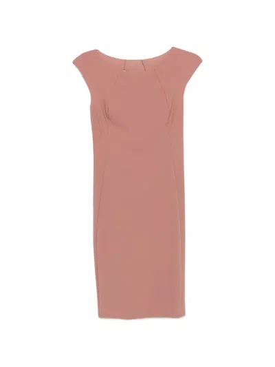 Patrizia Pepe Cap-sleeve Mini Dress In Pink