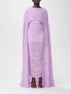 PATRIZIA PEPE CAPE PATRIZIA PEPE WOMAN colour LILAC,409504038